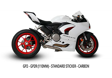 ドゥカティ　V2 　カーボンマフラーエンド Toce Performance Ducati Panigale V2 2020-2025 スリップオン
